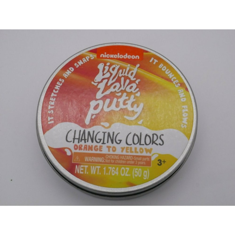Nickelodeon Liquid Lava Putty - Orange to Yellow